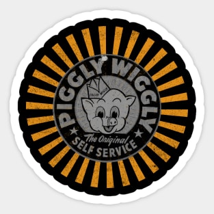 Piggly Wiggly - Vintage Sticker